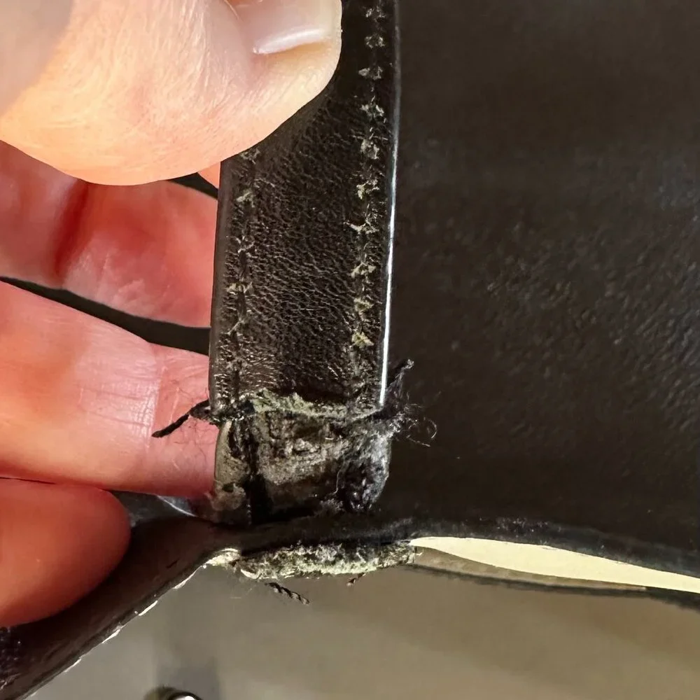 MICHAEL Michael Kors Hayley Large Convertible Tote & Zip Pouch - Black Leather - Picture 7 of 12